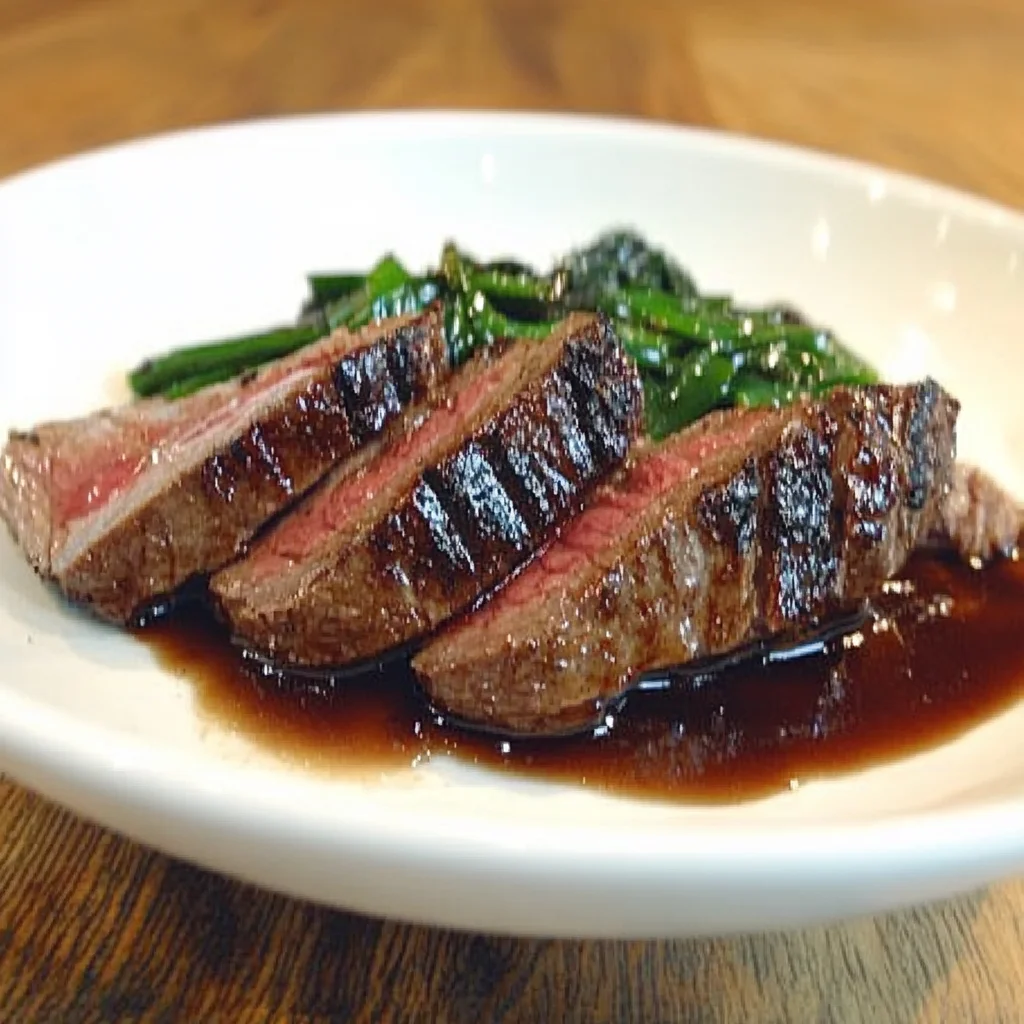Grilled Tri-Tip Steak with Molasses Chili Marinade Recipe