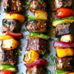 Hawaiian Steak Kabobs