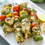 Lemon Pesto Chicken Kabobs