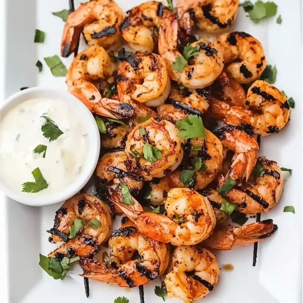 Lemongrass and Sriracha Grilled Shrimp