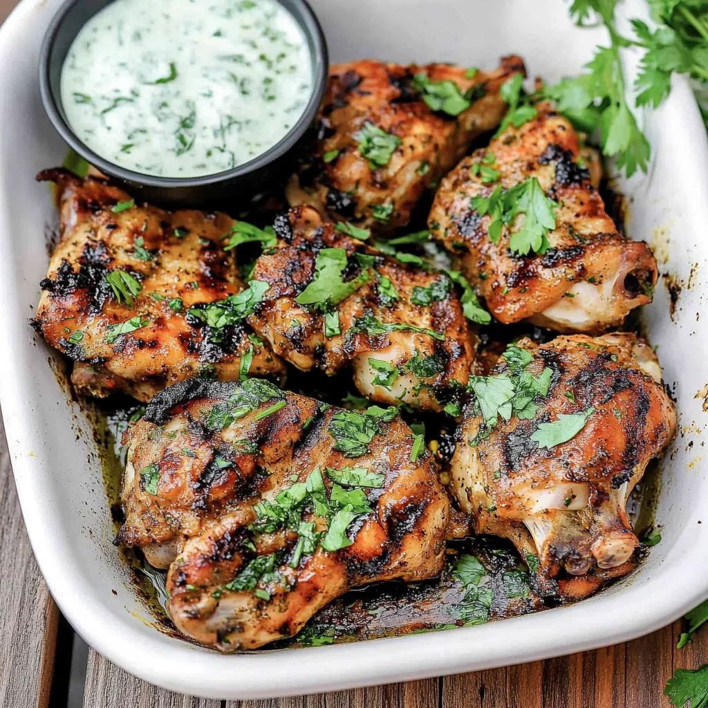 Mediterranean Grilled Chicken Thighs