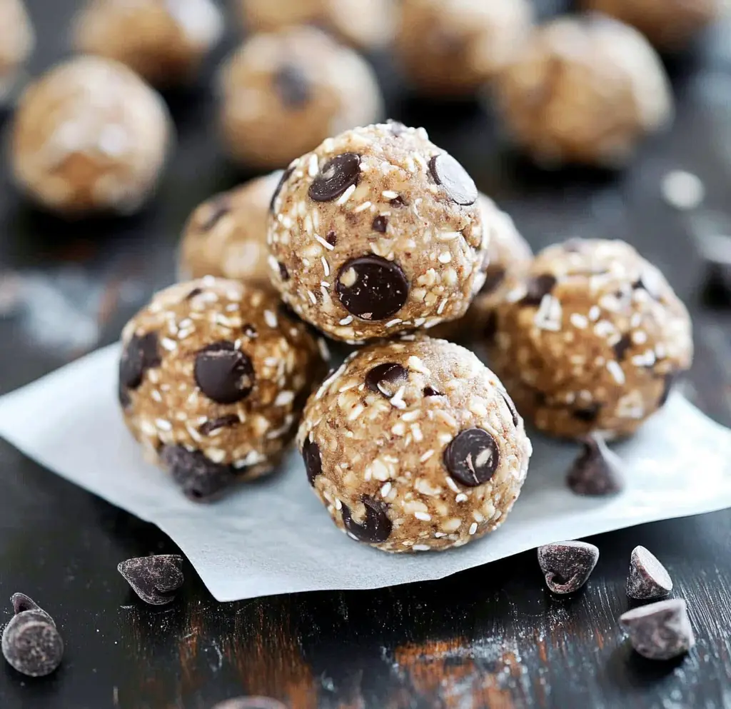 No Bake Chocolate Chip Energy Bites