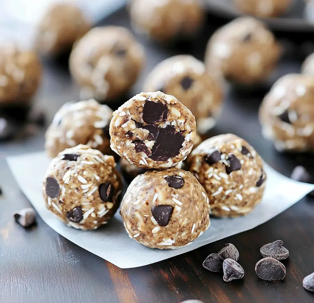 No Bake Chocolate Chip Energy Bites