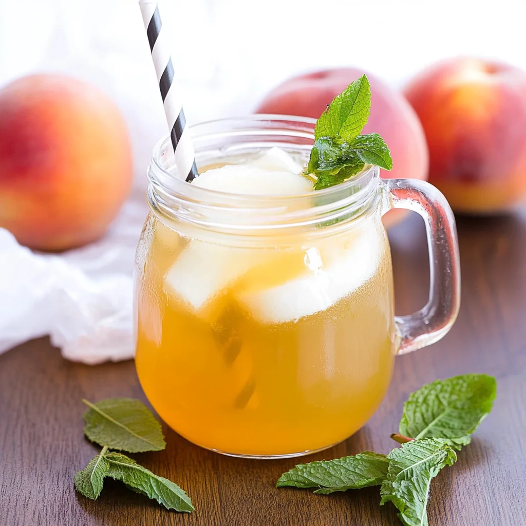 Peach Green Tea