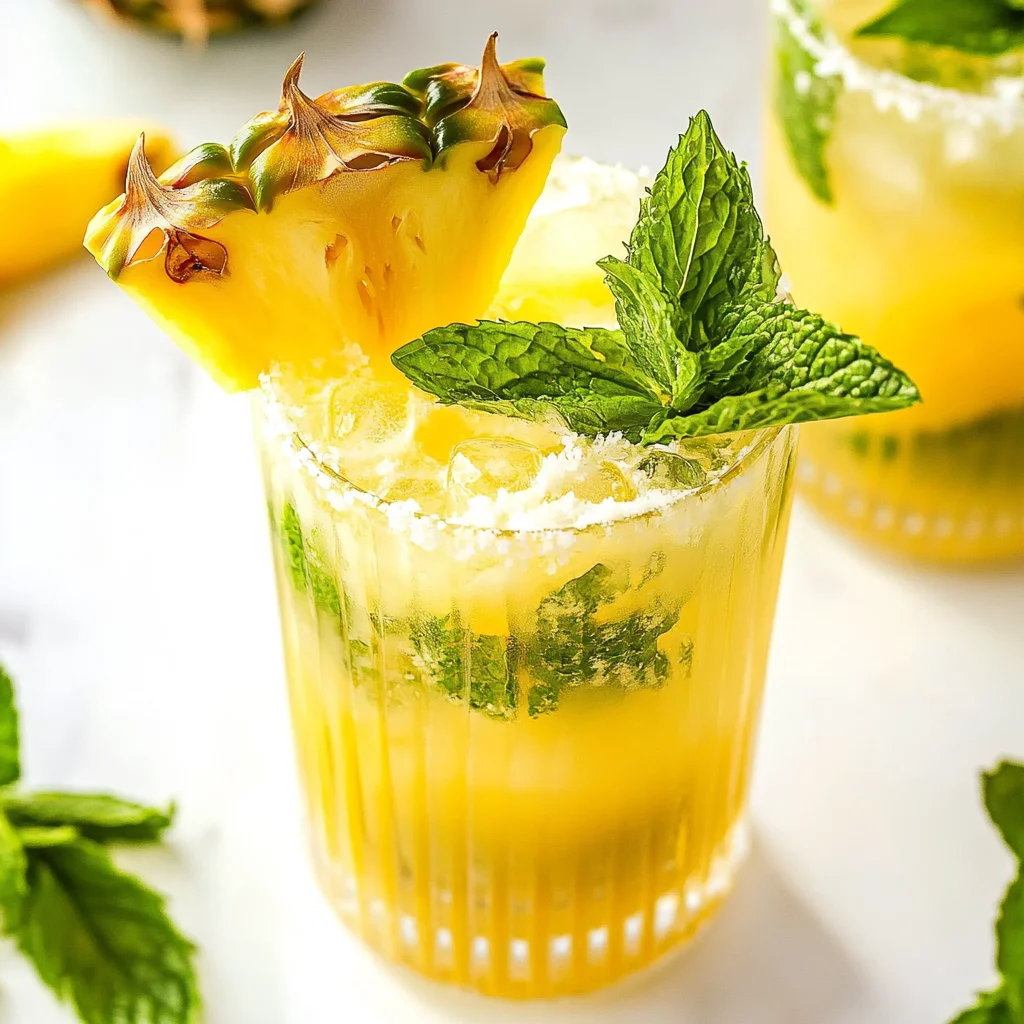 Pineapple Coconut Mojito Recipe
