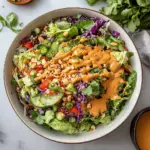 Thai Crunch Salad CPK Copycat (with peanut ginger sauce)