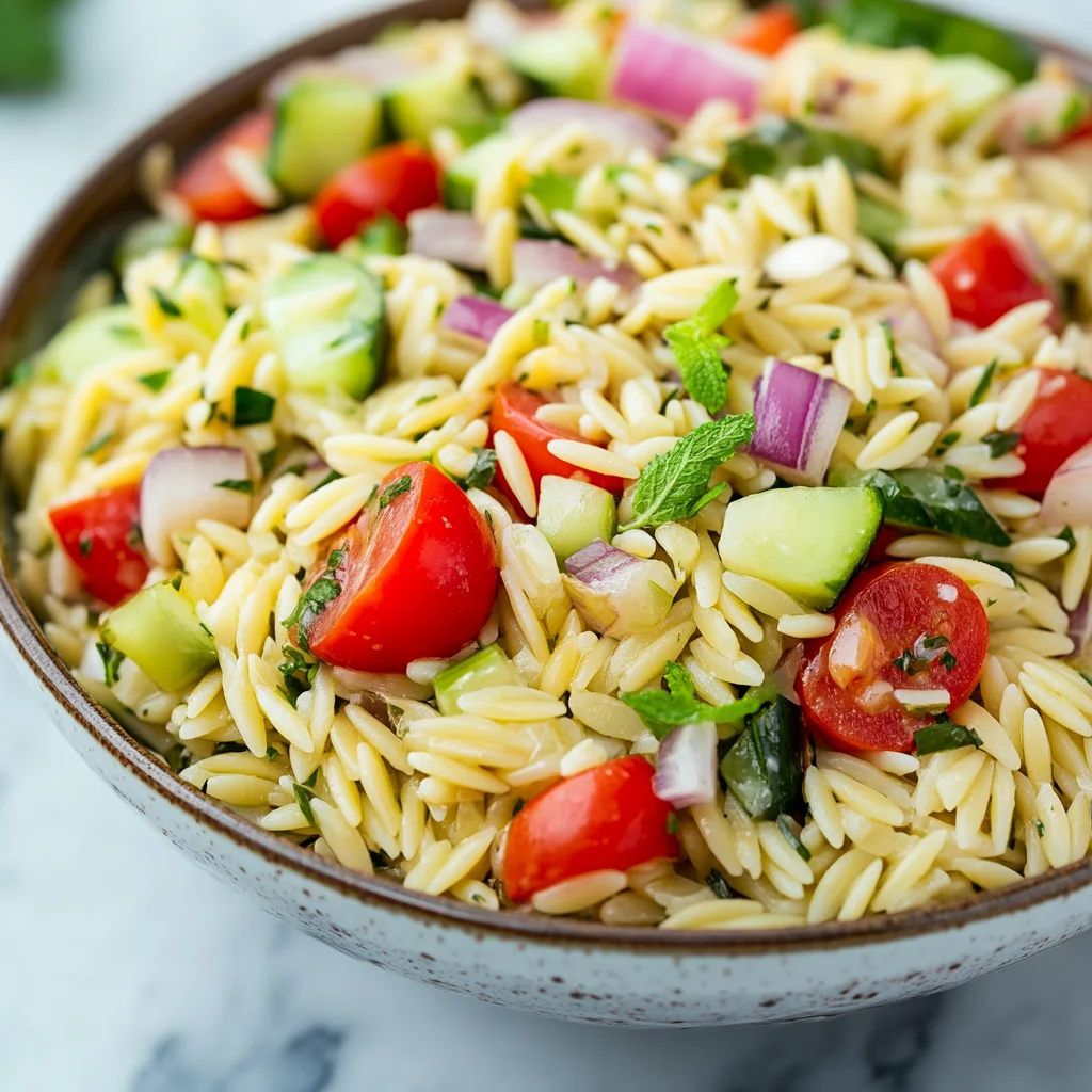 The Best Orzo Pasta Salad