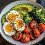 Avocado, Egg & Roasted Veggie Bowl