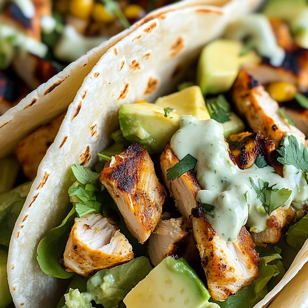 Chili Lime Chicken Tacos Recipe