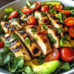 Grilled Chicken Avocado Salad