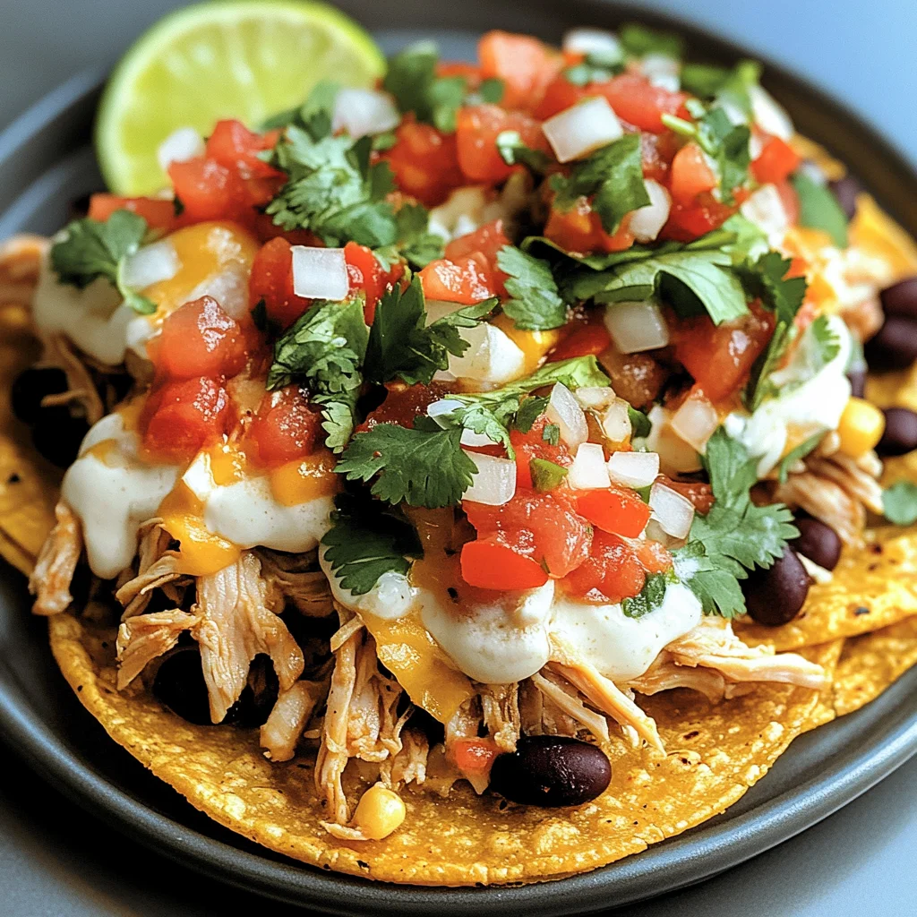 Mexican Rotisserie Chicken Tostadas