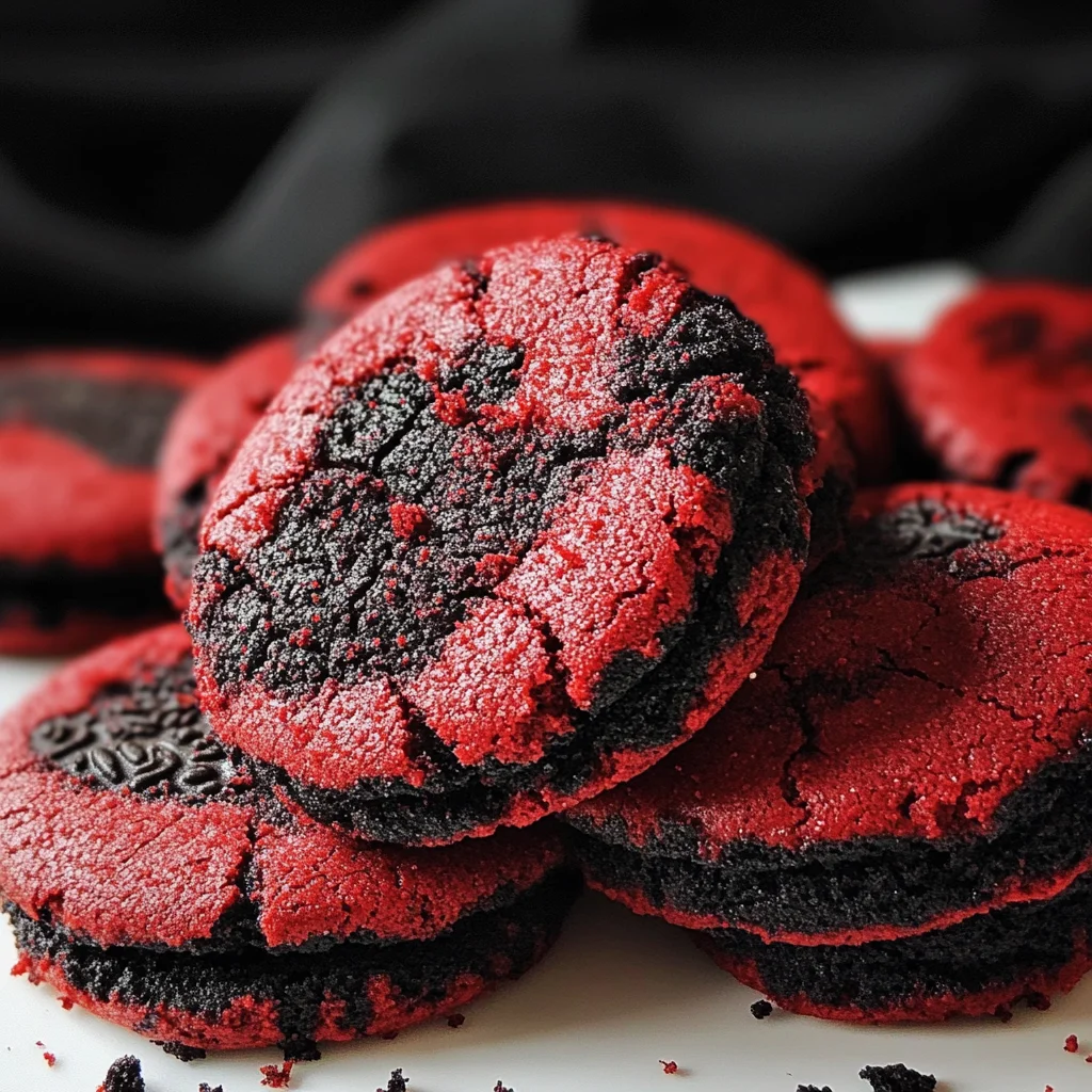 Stranger Things Red Velvet Cookies