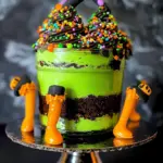 Witches Brew Halloween Cake Jars