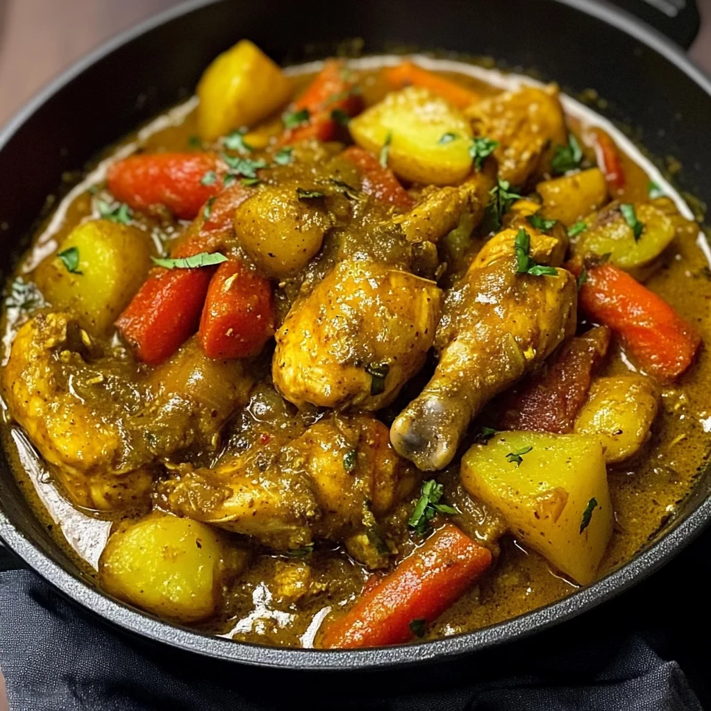 Authentic Jamaican Curry Chicken