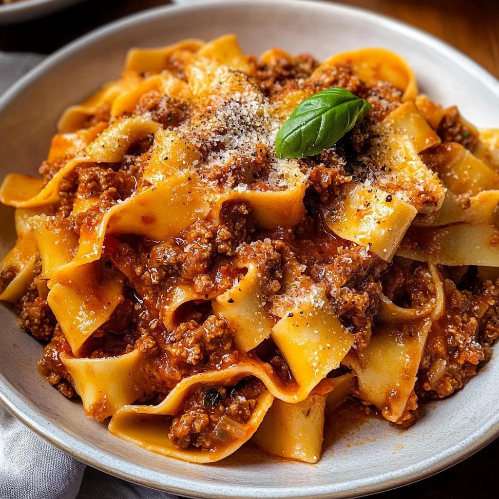 Authentic Pappardelle Bolognese (ragù alla bolognese)