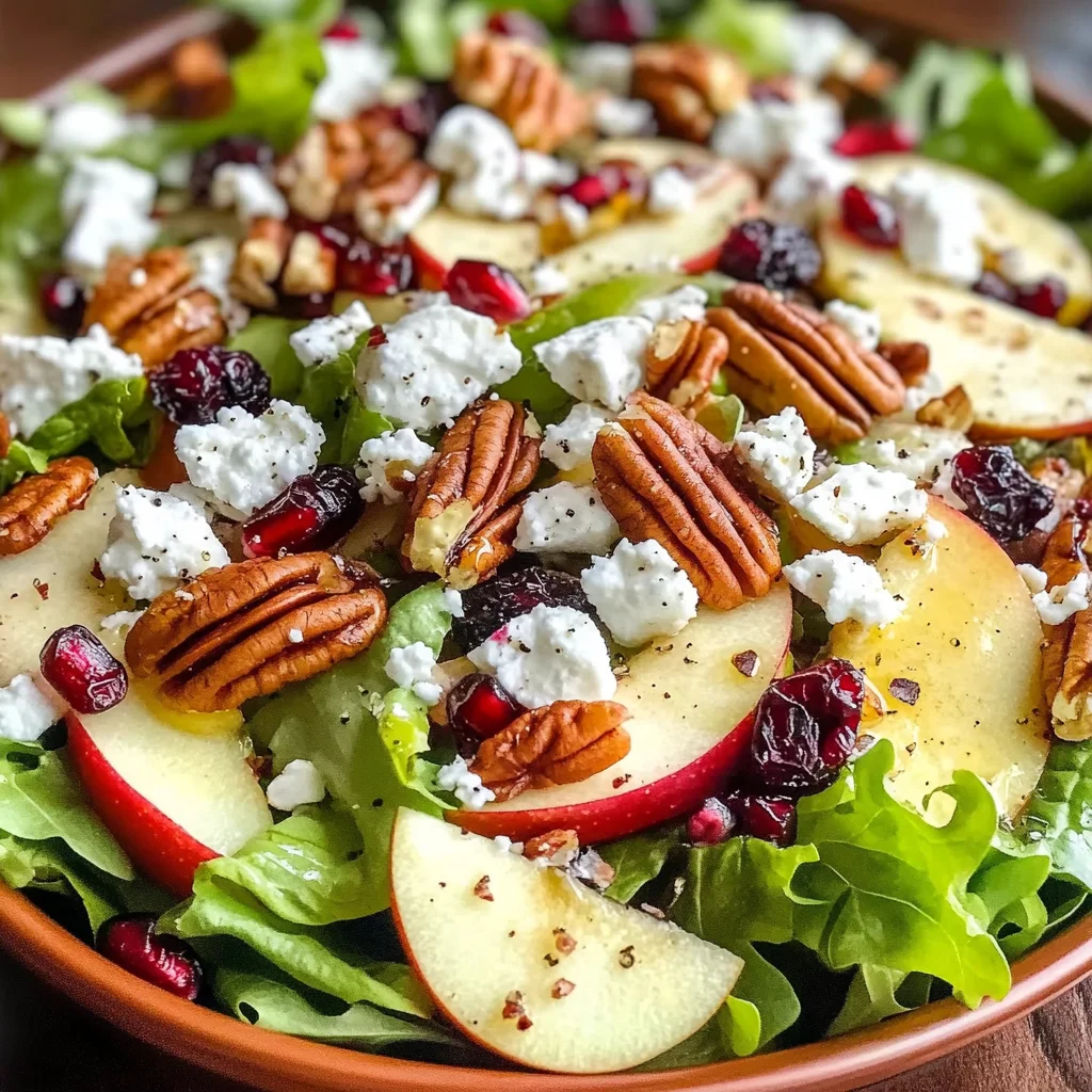 Autumn Harvest Honeycrisp Apple and Feta Salad