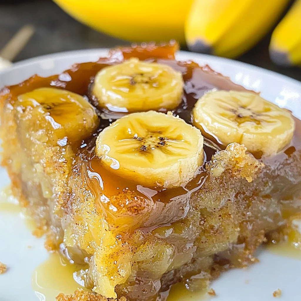 Banana Upside Down Cake