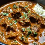 Beef Curry Simmered in Coconut Milk with Fragrant Spices