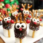Chocolate Covered Marshmallow Reindeer Recipe