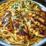 Creamy Cajun Chicken Spaghetti