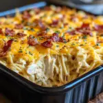 Creamy Southern Spaghetti Bake