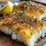 Crispy Air Fryer Parmesan Crusted Cod