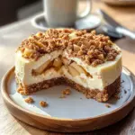 Delicious Apple Crumble Cheesecake for Cozy Fall Evenings