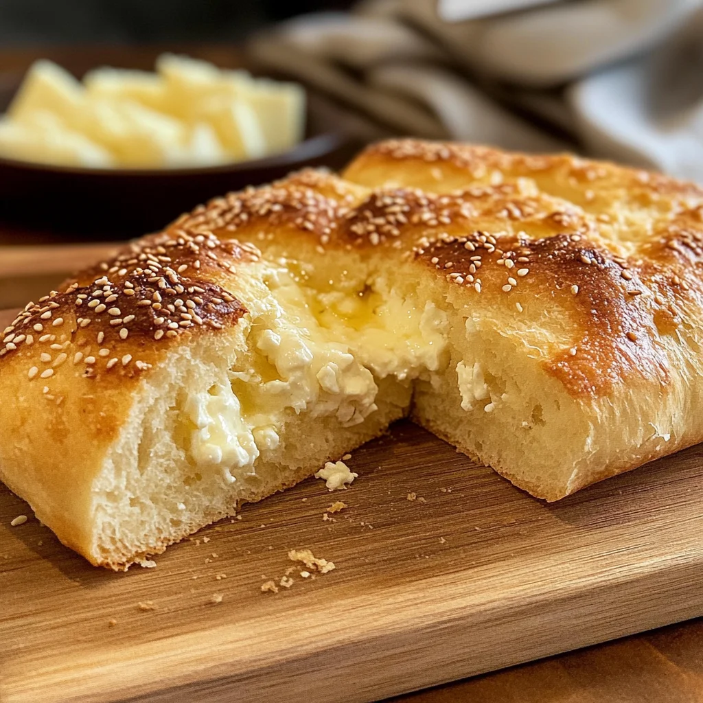 Greek Feta Bread: Tiropsomo- Soft & Delicious!