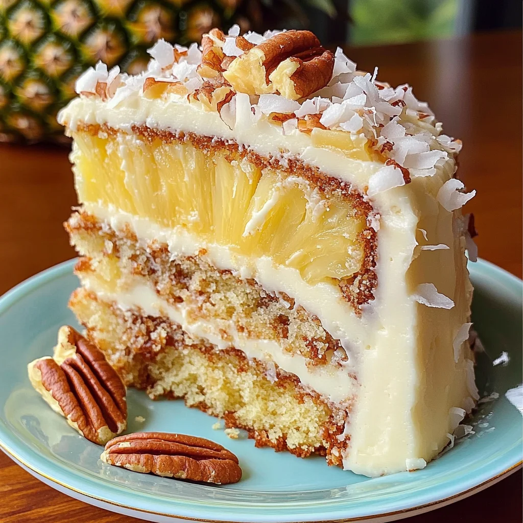 Hawaiian Pineapple Cake Recipe