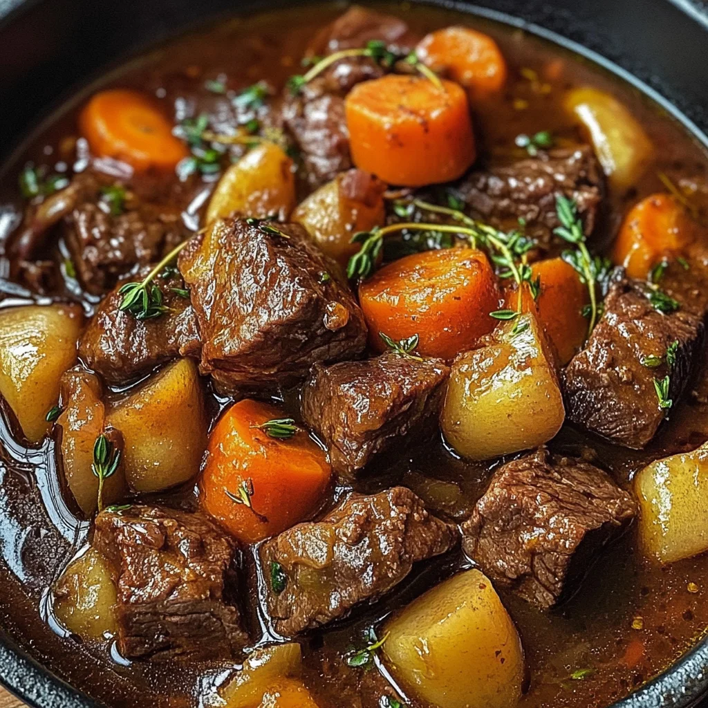 Hearty Beef Stew with Root Vegetables