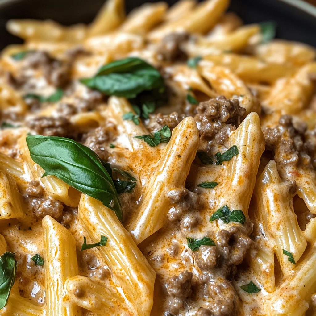 High Protein Creamy Beef Pasta: A Quick and Nourishing Weeknight Dinner