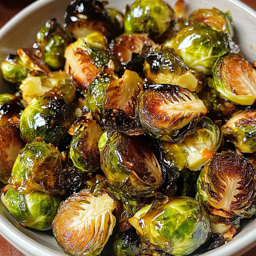 Honey Balsamic Brussels Sprouts