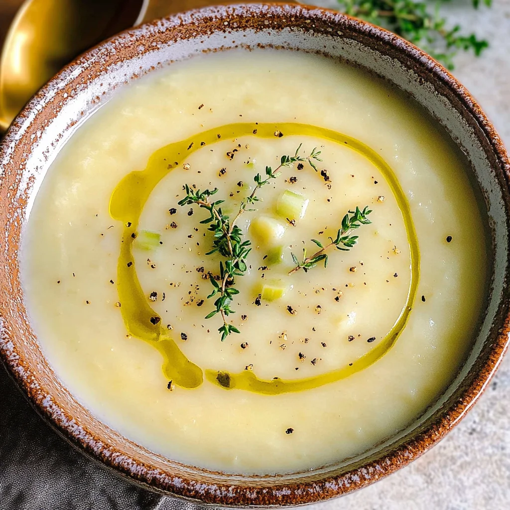 Julia Child's Creamy Potato Leek Soup