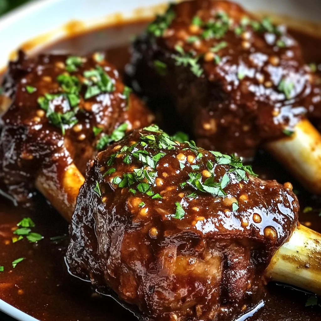 Luxurious Red Wine Lamb Shanks