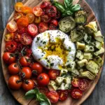 Mediterranean Burrata Board