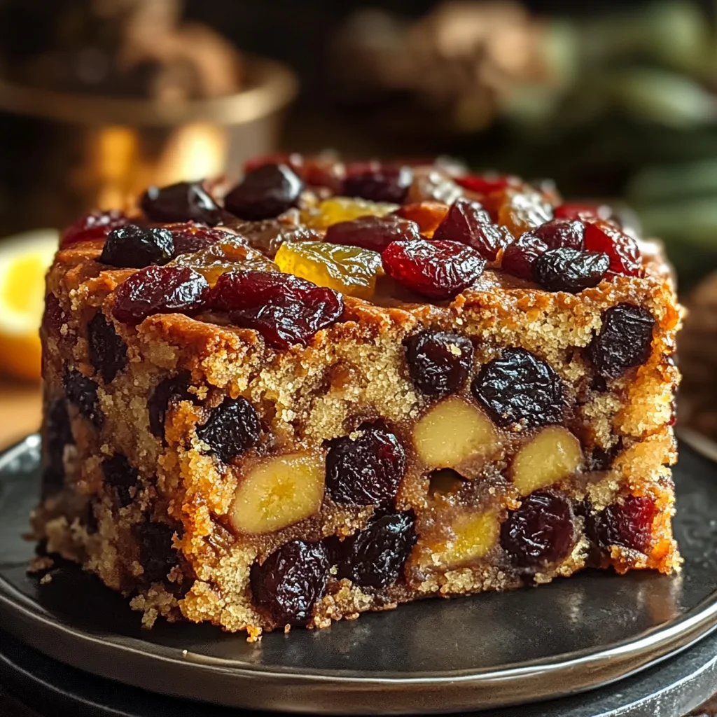 Old-Fashioned German Fruit Cake