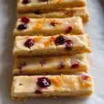 Orange Cranberry Shortbread Cookies