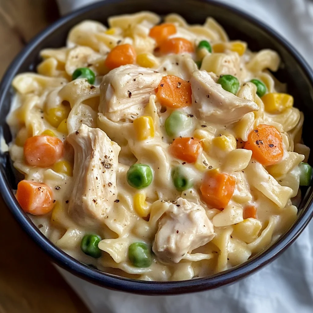 Quick Chicken Pot Pie Pasta