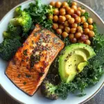 Roasted Chickpea & Salmon Power Plate