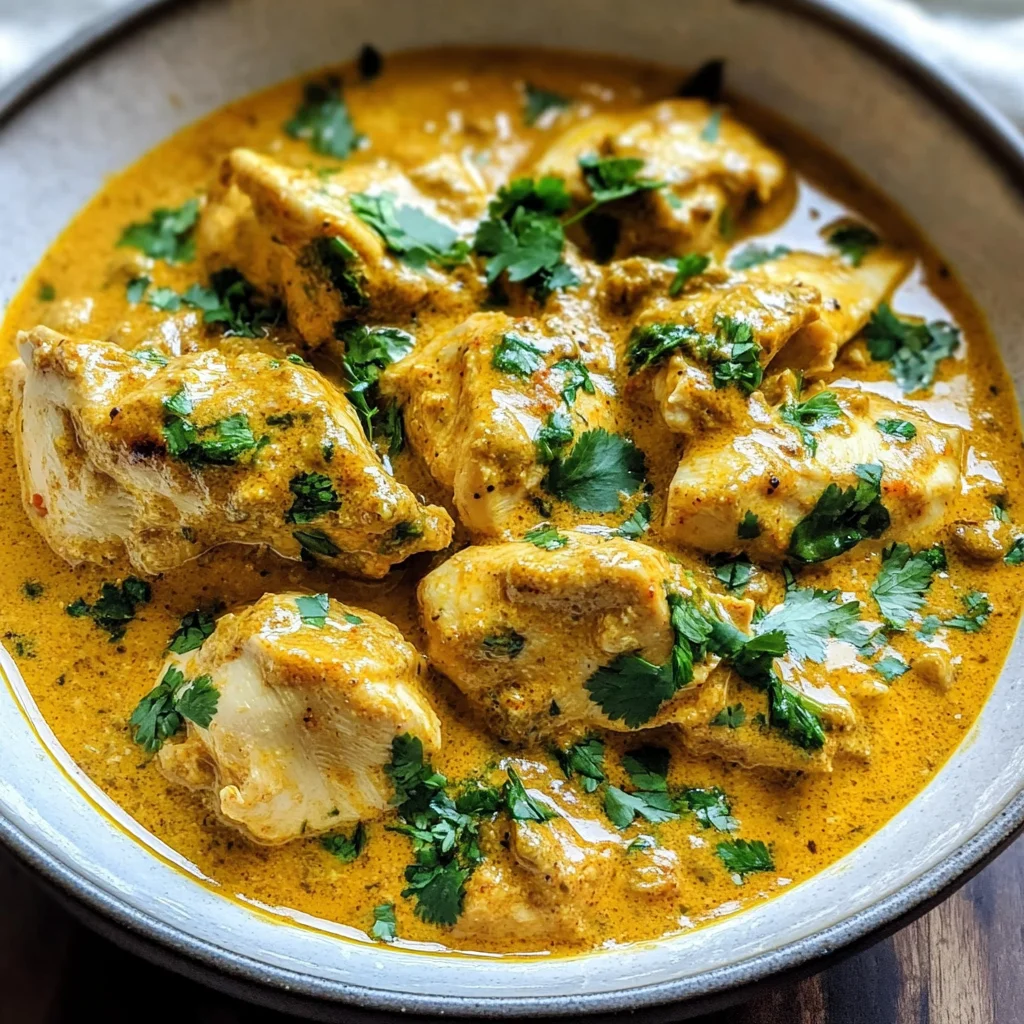 Slow Cooker Chicken Korma Recipe