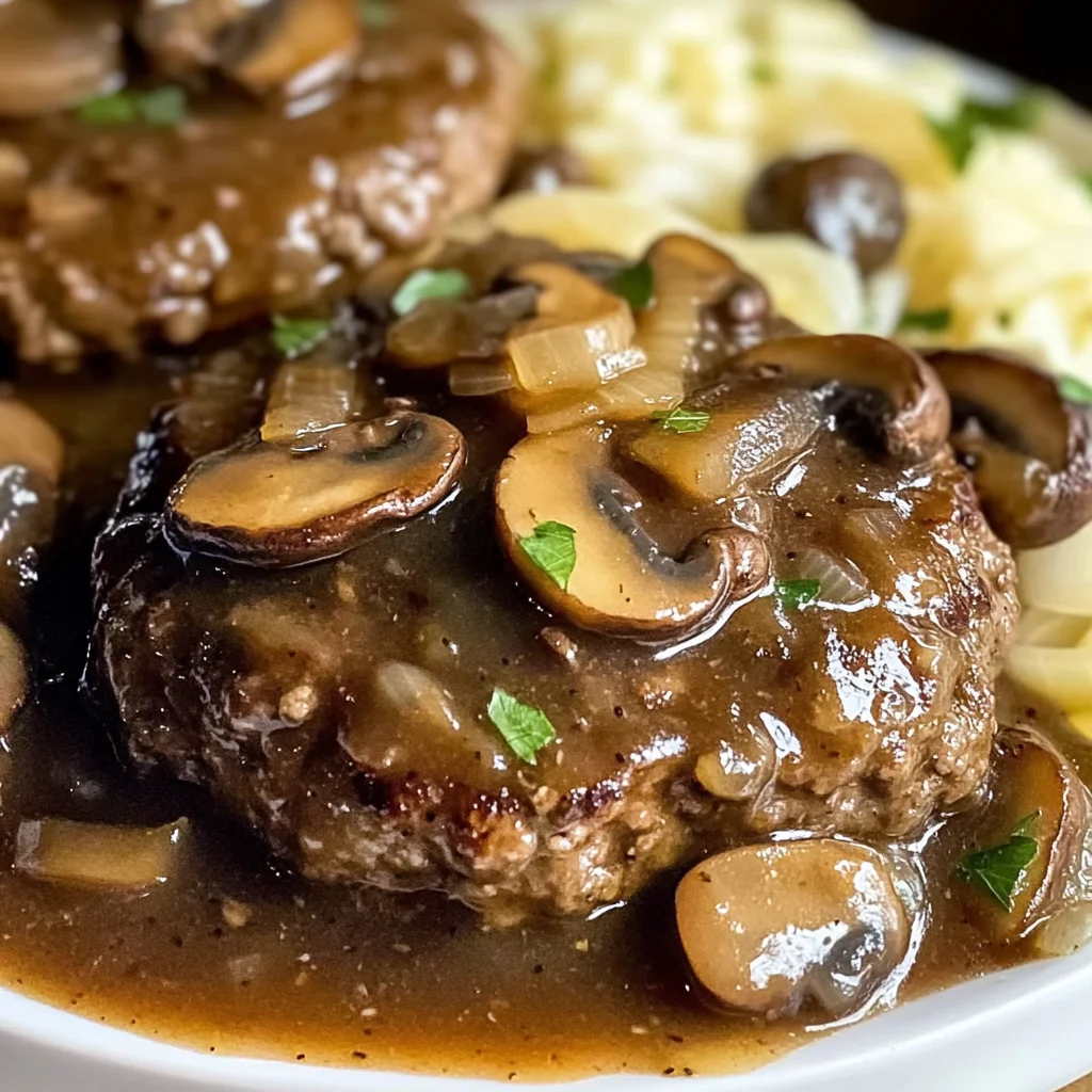 Slow Cooker Salisbury Steak
