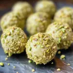 White Chocolate Pistachio Truffles