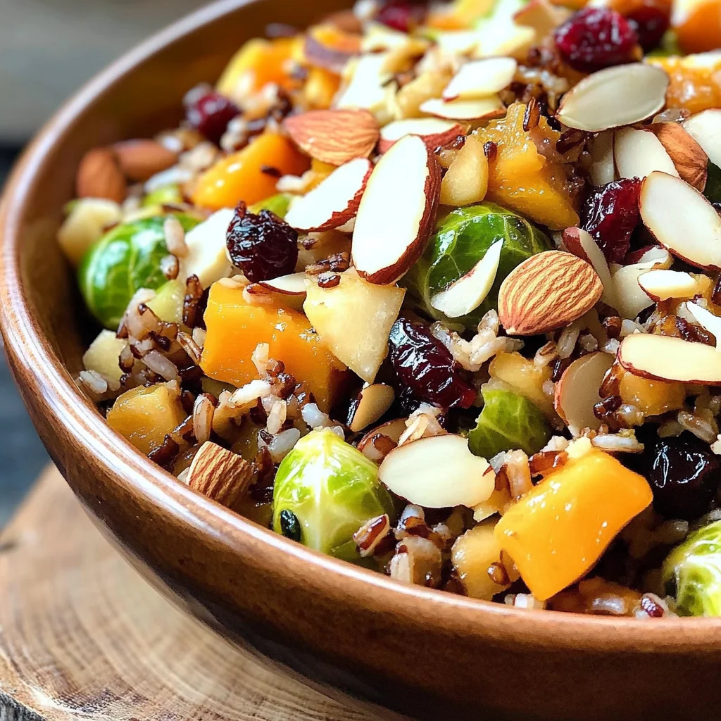 Wild Rice Harvest Bowls with Fig Balsamic Vinaigrette