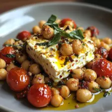 Baked Feta Chickpeas Recipe