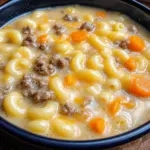Cheeseburger Macaroni Soup: Creamy Comfort in Every Bowl