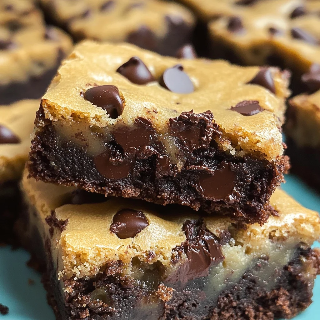 Chocolate Chip Cookie Brownies Recipe