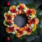 Christmas Smoked Salmon Bruschetta Wreath: A Show-Stopping Holiday Appetizer