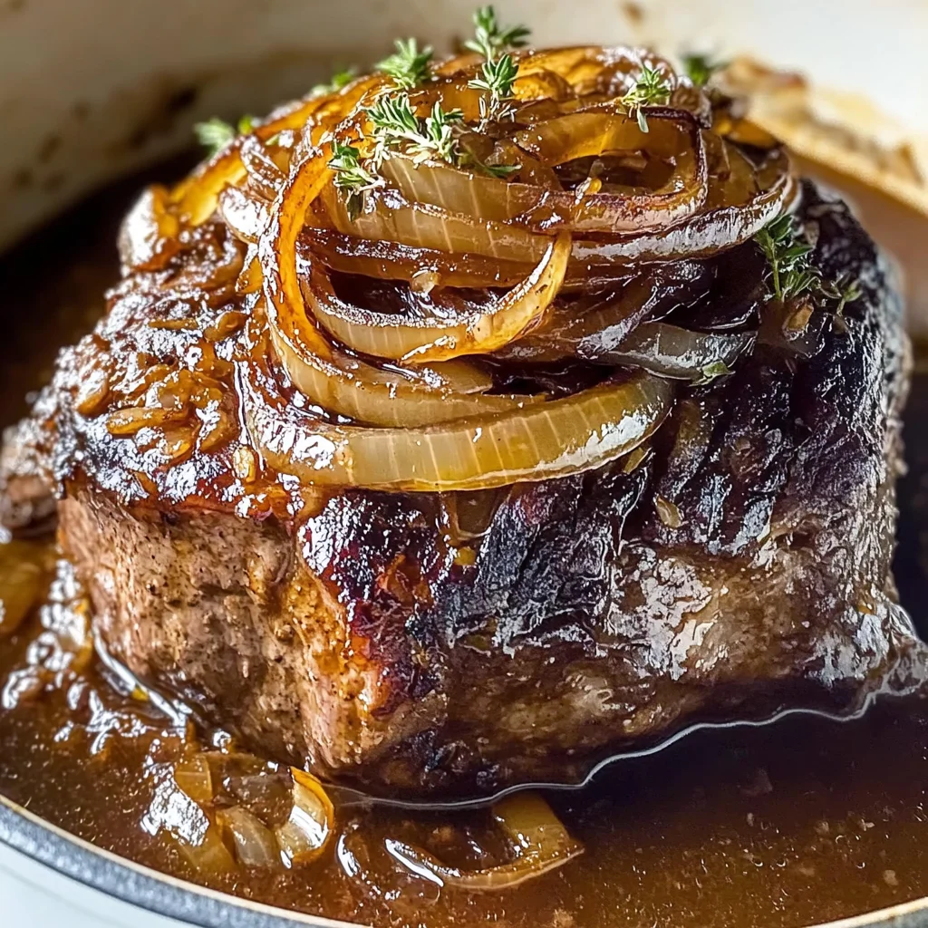 Comforting French Onion Pot Roast - theamazingfood
