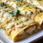Creamy White Chicken Enchiladas