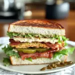 Crunchy Fried Green Tomato BLT Sandwich - Alrightwithme